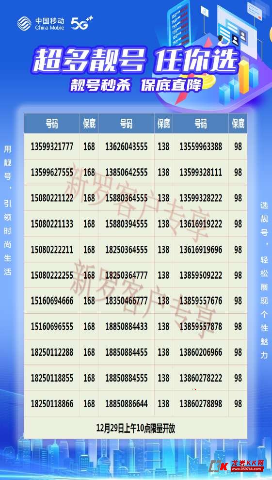 凉山移动最新靓号推荐大全，精选靓号指南